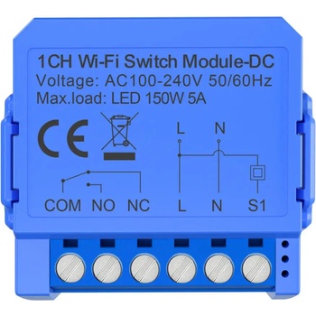 Avatto WSM16-DC-1 WiFi превключвател 1 канал сух контакт DC (WSM16-DC-1)