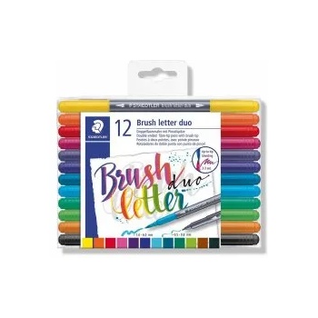 Image 1 of STAEDTLER Маркери Brush Letter Duo 12 цвята