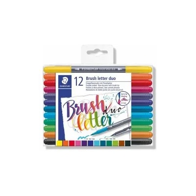 STAEDTLER Маркери Brush Letter Duo 12 цвята