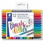 STAEDTLER Маркери Brush Letter Duo 12 цвята