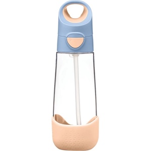 b.box Bottle with Straw шише със сламка Peach