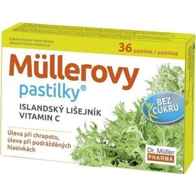 Dr. Müller Müllerovy pastilky s islandským lišejníkem bez cukru 12 pastilek