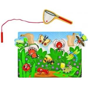 Melissa & Doug ДЪРВЕН ПЪЗЕЛ С МАГНИТИ БУБОЛЕЧКИ (13779)