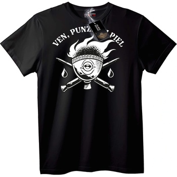 NOONEBRAND Тениска Skull и Ножове Урбан - L, Black