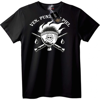 NOONEBRAND Тениска Skull и Ножове Урбан - L, Black