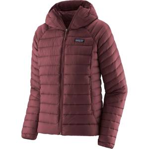 Patagonia Дамско пухено яке Patagonia Women's Down Sweater Hoody Down jacket - Dark Ruby (104-3820-3012)