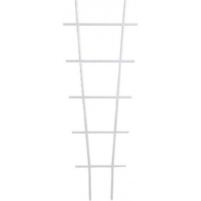 Podpera na kvety DRAB rebrík 50cm biela