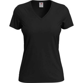 Stedman classic-t v-neck st2700 / Дамска тениска с v-образно деколте - черна xl (st2700bloxl)