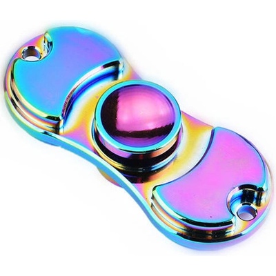 Lighter Fidget Spinner kovový duhový