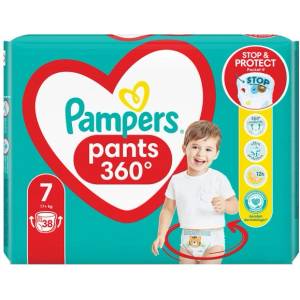 Pampers Гащички Pampers Pants 7 JP (17+ кг. ) - 38 броя