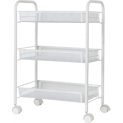 MOBILNÍ KNIHOVNA KUCHYŇSKÝ STŮL BÍLÁ AG952A – Zboží Dáma MOBILNÍ KNIHOVNA KUCHYŇSKÝ STŮL BÍLÁ AG952A – Zboží Dáma