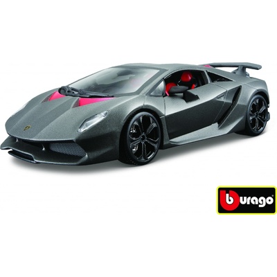 Bburago Lamborghini Sesto Elemento Metallic sivá 1:24