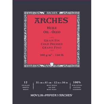 ARCHES Oil Cold Pressed Скицник 12 31 x 41 cm 300 g (A1795109)