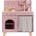Little Dutch Детска дървена кухня Little Dutch - Pink, FSC, с аксесоари (LD2501)
