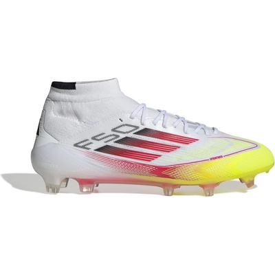 Adidas Дамски футболни бутонки Adidas F50 Elite Mid-Cut Firm Ground Football Boots Womens - White/Red