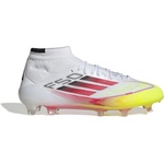 Adidas Дамски футболни бутонки adidas F50 Elite Mid-Cut Firm Ground Football Boots Womens - White/Red