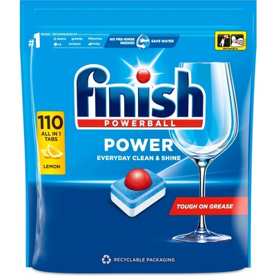 Finish Power All in 1 tablety do myčky nádobí Lemon Sparkle 110 ks – Hledejceny.cz