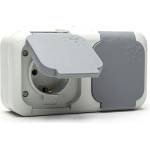 ТМТ КОНТАКТ ПКОМ ДВОЕН ip44 250v 16a СИВ Н. КИРОВ (011110024)