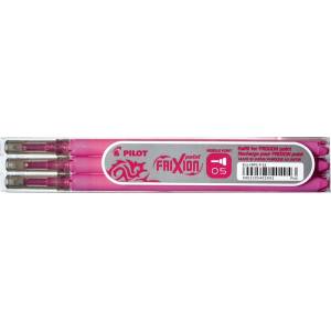 Pilot Пълнител за Pilot Frixion Clicker 0, 5 розов (3) (BLS-FR5-S3-P)