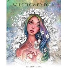 Wildflower Folk Coloring Book