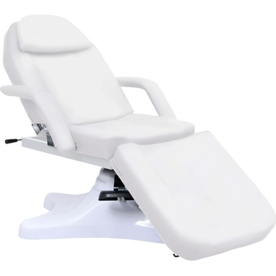 vidaXL Масажна кушетка, бяла, 180x62x(86, 5-118) см (110261)