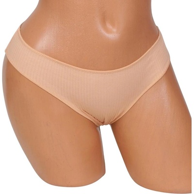 Памучна бежова прашка с рипсен ефект