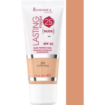Rimmel Lasting Finish 25h Foundation Make-up 201 Classic Beige 30 ml