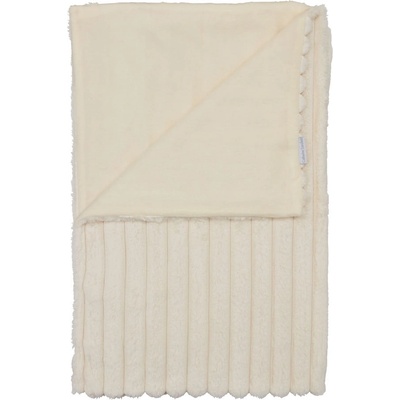 Catherine Lansfield Кремаво одеяло от микроплюш 130x170 cm Cosy Ribbed - Catherine Lansfield (DS/57795/W/130170/CR)