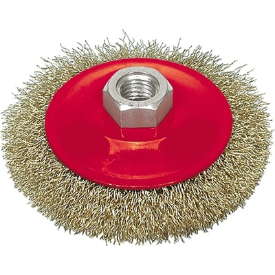 Vorel Kartáč drátěný boční 115 mm pomosazený drát TO-06973