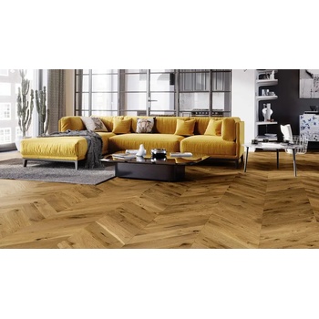 Трислоен паркет Chevron Дъб Mainland