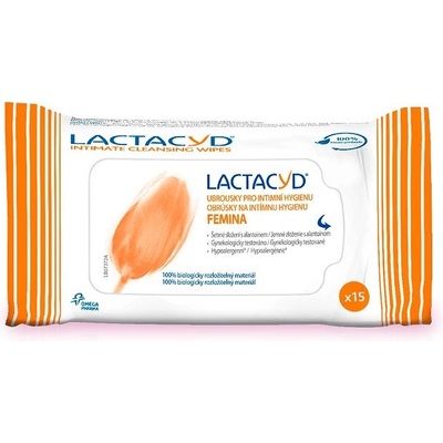Lactacyd ubrousky Femina 15 ks