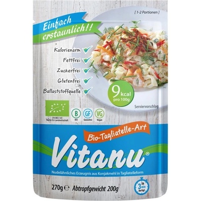 Vitanu Tagliatelle konjakové bio 270 g