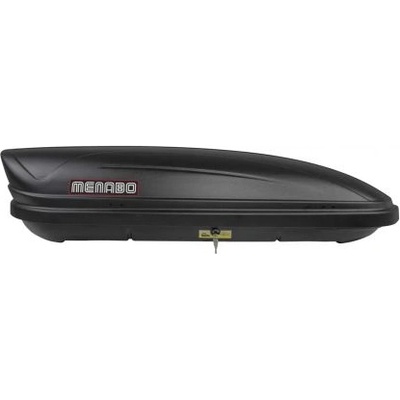 Автобокс Menabo Marathon 198x79x37cm с едностранно отваряне с ключ, 460 литра - черен