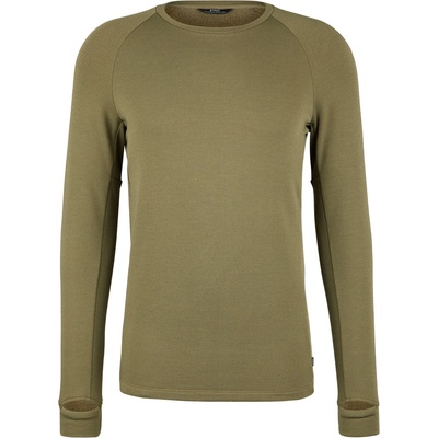 Stoic Мъжко мериносово термобельо Stoic MerinoSoft245 TuleboSt. L/S Merino shirt - Olive Green (216-6927-0312)