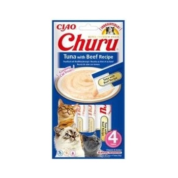 INABA Churu Tuna with Beef Recipe 4 x 14 g
