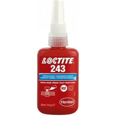 Loctite 243 50 ml zajištění šroubů střední pevnost