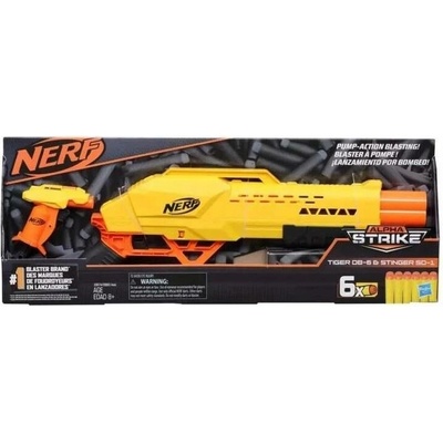 Pistole Nerf Alpha Strike 3 Tiger DB6 a Stinger SD1