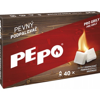 PE-PO pevný podpalovač v krabičce 40 ks