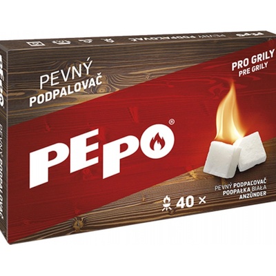 PE-PO pevný podpalovač v krabičce 40 ks