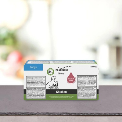 Platinum Natural Menu Puppy Chicken 12 x 90 g