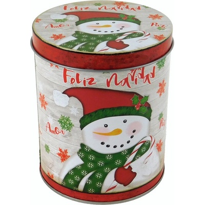 MAKRO Dóza vianočná 11x13cm