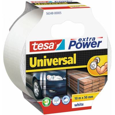 Tesa Extra Power textilní, silně lepivá 10m x 55 mm bílá 56348-00005-15