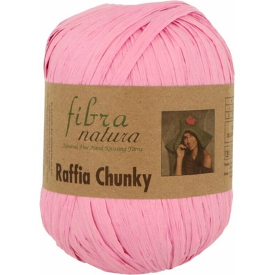 Fibra Natura Raffia Chunky 05 ružová