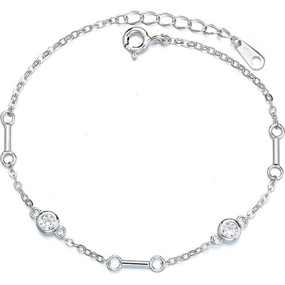 Olivie stříbrný náramek 9011