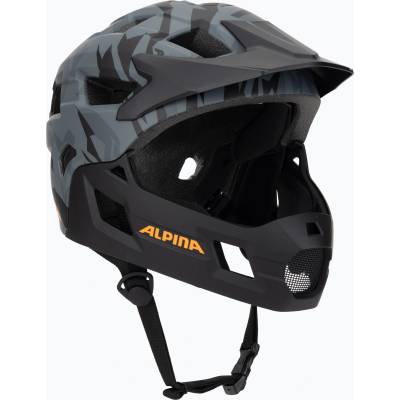 Alpina Детска велосипедна каска Alpina Rupi black camo/orange matt