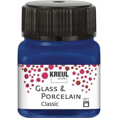Kreul Classic Farba na sklo a porcelán Royal Blue 20 ml 1 ks