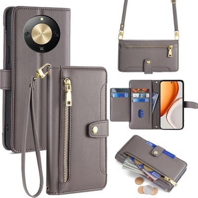 VSECHNONAMOBIL 134274 PASTEL Peněženkové pouzdro pro Honor Magic8 Lite šedé – Hledejceny.cz