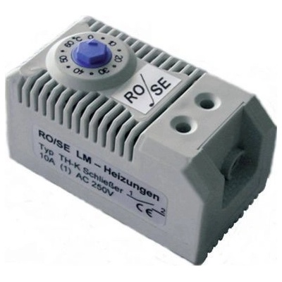 Termostat do rozvodných skříní Rose LM TH-K