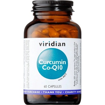 Viridian Curcumin Co-Q10 60 kapsúl