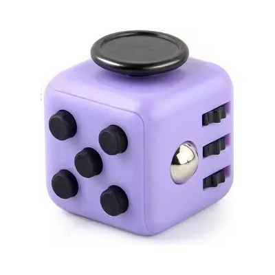 FIDGET CUBE 3,5 x 3,5 cm Fialová